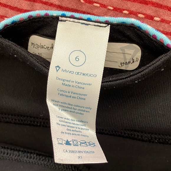 Iviva girls size 6 Black Shorts with Blue Polka Dot Waistband - Picture 4 of 12